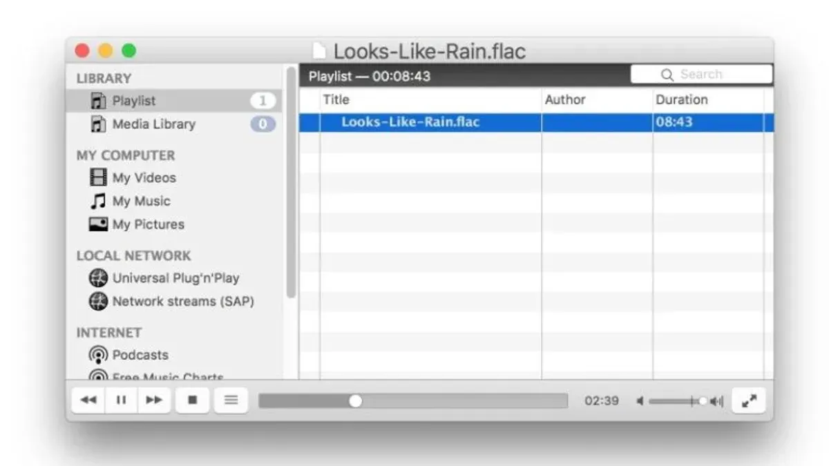 How to open.flac file on Mac shown on MacBook screen with headphones