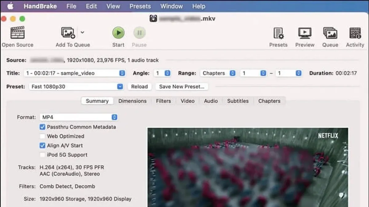How to open.mkv file on Mac displayed on MacBook screen