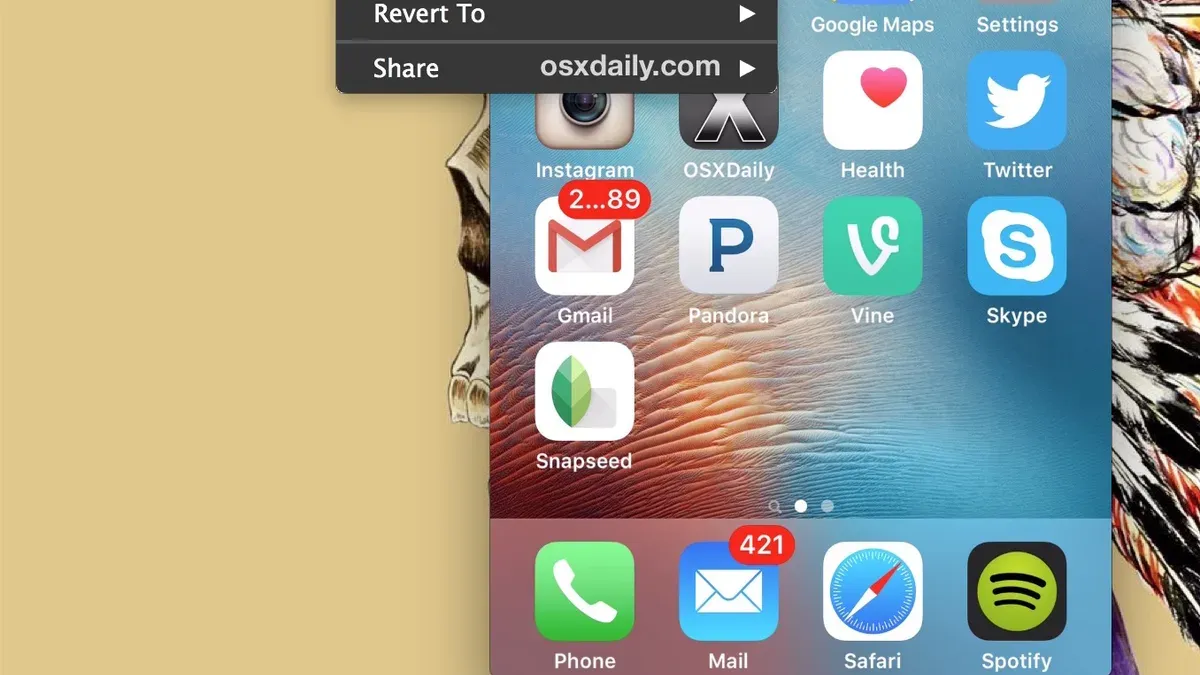 Recording iPhone screen in QuickTime Player on a Mac with iPhone connected