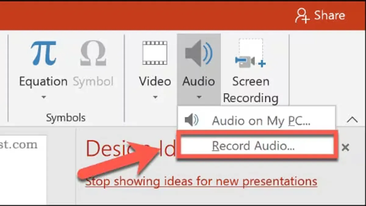 How to record voiceover in PowerPoint on Mac with microphone and laptop