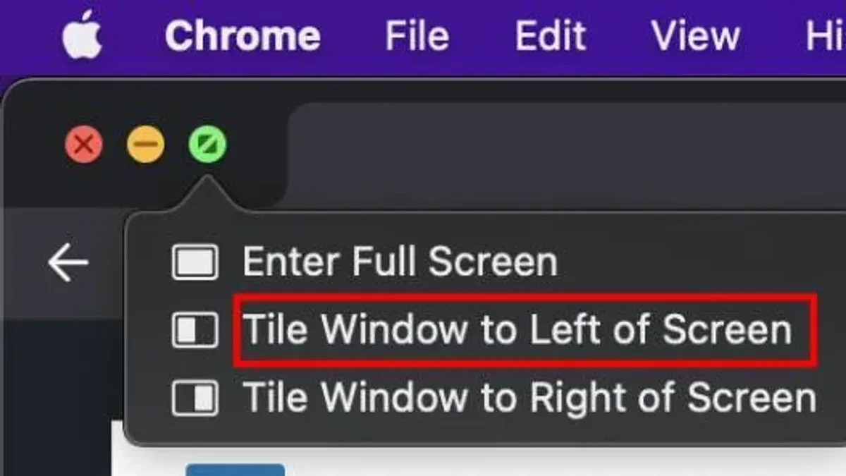 Person using keyboard to tile windows on Mac efficiently