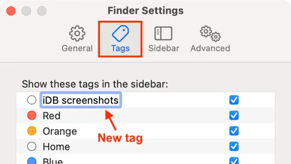 MacBook screen displaying files with color tags in Finder for how to add color tags to files in Finder