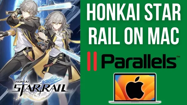 MacBook Air M3 running Honkai Star Rail game showing performance and compatibility