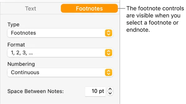 Person adding footnotes in Pages on a MacBook showing how to add footnotes in Pages