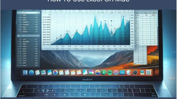 Mac user working with Microsoft Excel on a laptop, demonstrating can mac users use excel