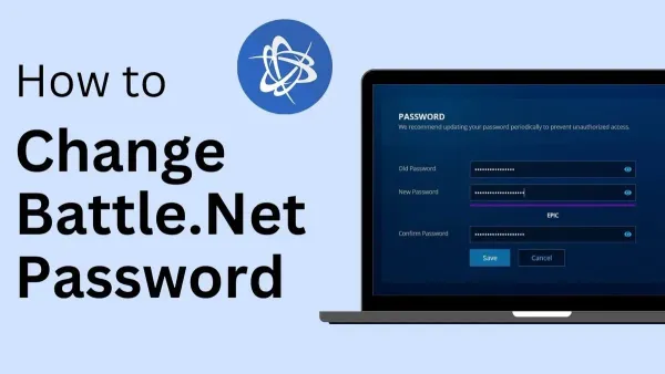 User changing Battle.net password on a computer securely