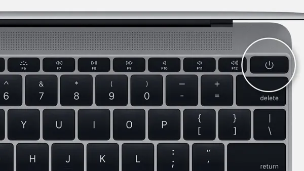 User customizing how to change what the power button does on Mac on a MacBook keyboard