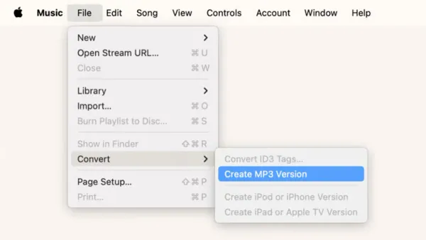 MacBook displaying how to convert M4A to MP3 on Mac screen