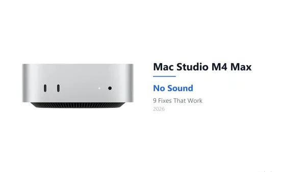 Mac Studio M4 Max speaker crackling issue being diagnosed on desktop