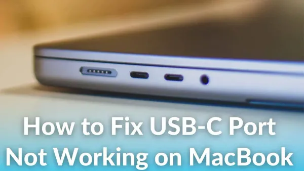 User fixing MacBook Pro M1 Pro USB-C port not working issue