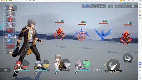 iMac M4 running Honkai Star Rail showing smooth gameplay on screen