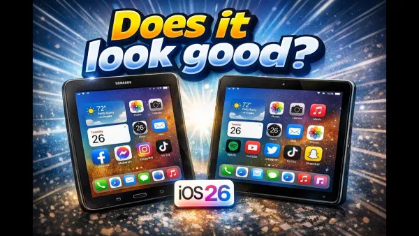 Person holding both Android tablet and iPad illustrating moving from Android tablets to iPads checklist