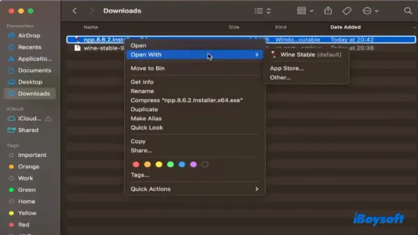 How to open.msi file on Mac shown on MacBook screen with installer file
