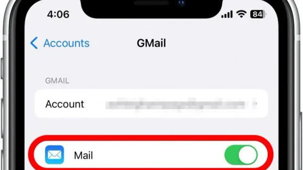 How to remove an email account in Mail app shown on iPhone and Mac screens