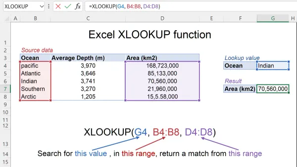 Using XLOOKUP in Numbers on a laptop to perform data lookup with mixed numbers and text